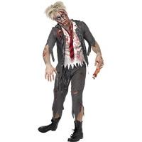High School Horror Zombie Schoolboy Costume Small