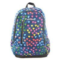 Highland Multi Hearts Schoolbag/Backpack - Navy