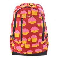 Highland Pink Dessert Schoolbag/Backpack - Red