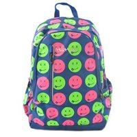 Highland Lillyputs Smiley Emoji Schoolbag/Backpack - Navy