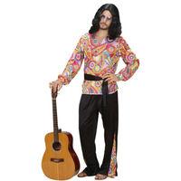 Hippie Dude Costume Extra Large For 60s 70s Hippy Fancy Dress