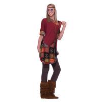 Hippie Peace Patchwork Handbag