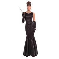 High Society Long Black Dress