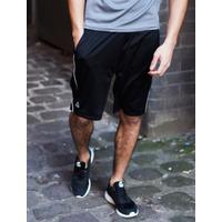 hilburn mesh insert shorts in black dissident