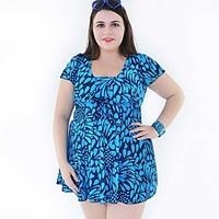 High Quality Plus Size Women Two Pieces Swimwear Free Wire 2 Colors Swimsuit 58-64