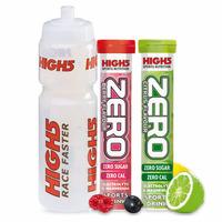High5 Drinks Bottle and Zero Bundle - Clear / 750ml / Berry