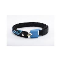 hiplok lite wearable chain lock black cyan 75cm