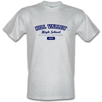 hill valley high school male t shirt