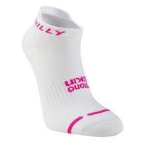 Hilly Lite Socklet Sock - Womens - White/Bright Pink