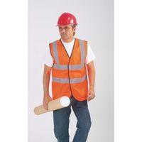 HI-VISIBILITY WAISTCOAT-ORANGE SIZE M