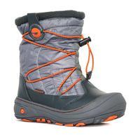 hi tec boys equinox waterproof snow boot grey