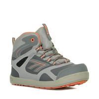 hi tec girls ridge waterproof jr walking boots grey