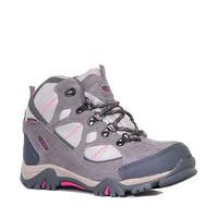 hi tec girls renegade waterproof walking boots beige