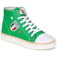 Hip 30LE-65LE boys\'s Children\'s Shoes (High-top Trainers) in green