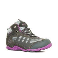 hi tec girls penrith waterproof walking boot grey