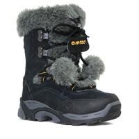 hi tec girls st moritz snow boot black black