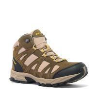 hi tec mens alto mid waterproof hiking boot brown