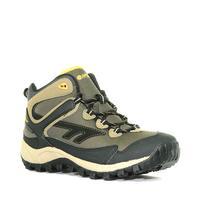 hi tec mens raider mid waterproof walking shoe beige