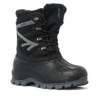 hi tec mens avalanche snow boot black black