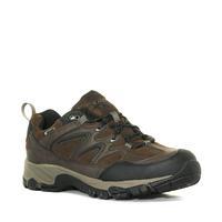 hi tec mens altitude trek low walking shoe brown brown