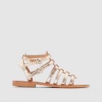 Hic Flat Leather Sandals