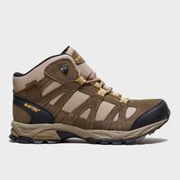 hi tec mens alto mid waterproof hiking boot brown