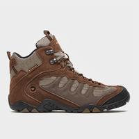 hi tec mens penrith mid waterproof walking boots brown