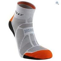 Hilly Marathon Fresh Anklet Sock - Size: S - Colour: Grey-Orange