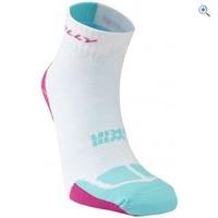 hilly womens twinskin anklet socks size m colour white pink blue