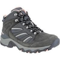 hi tec idaho ladies boot womens shoes high top trainers in grey