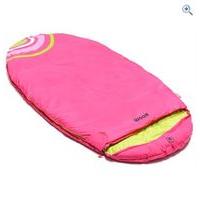hi gear boom childrens sleeping pod sleeping bag colour pink lime
