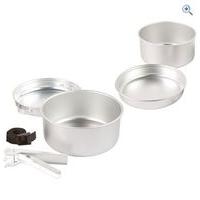 Hi Gear 2 Person Cookset - Colour: Silver