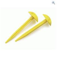 Hi Gear Groundsheet Pegs, 8cm - Colour: Yellow