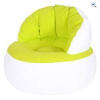 hi gear cloud kids inflatable flock chair colour lime