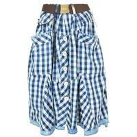 HIGH Charade Gingham Skirt