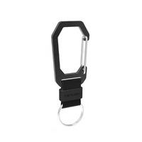 hiplok unisex aluminium carabiner clip bicycle lock with key ring blac ...