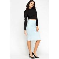 high waist pencil skirt