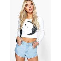 High Rise Loose Fit Denim Shorts - blue