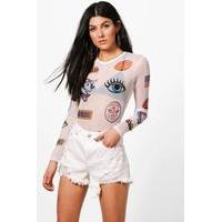 High Rise Distressed Denim Mom Shorts - white