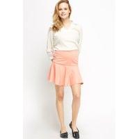 High Waisted Flared Skirt