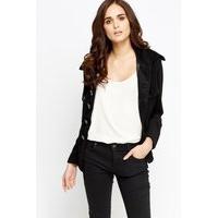 High Neck Black Jacket