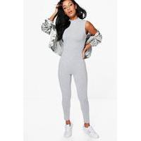 High Neck Unitard - grey