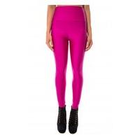 High Waisted Disco Leggings In Purple