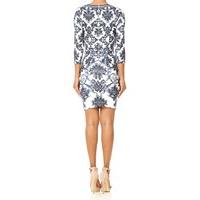 HIBISCUS - Paisley Print Fitted Bodycon Dress