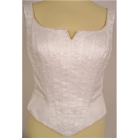 High Society by Jacquie Lawrence, size 10 ivory beaded bodice