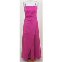 Hilary Morgan Size S Pink Full Length Dress