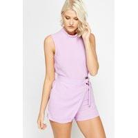 High Neck Skort Playsuit