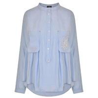 HIGH Ethos Chambray Blouse