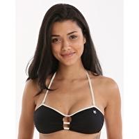 Hialeah Mario Bandeau Top - Black