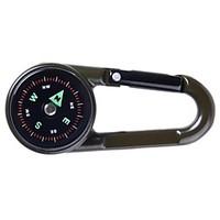 high quality double faced key chain compass thermometer